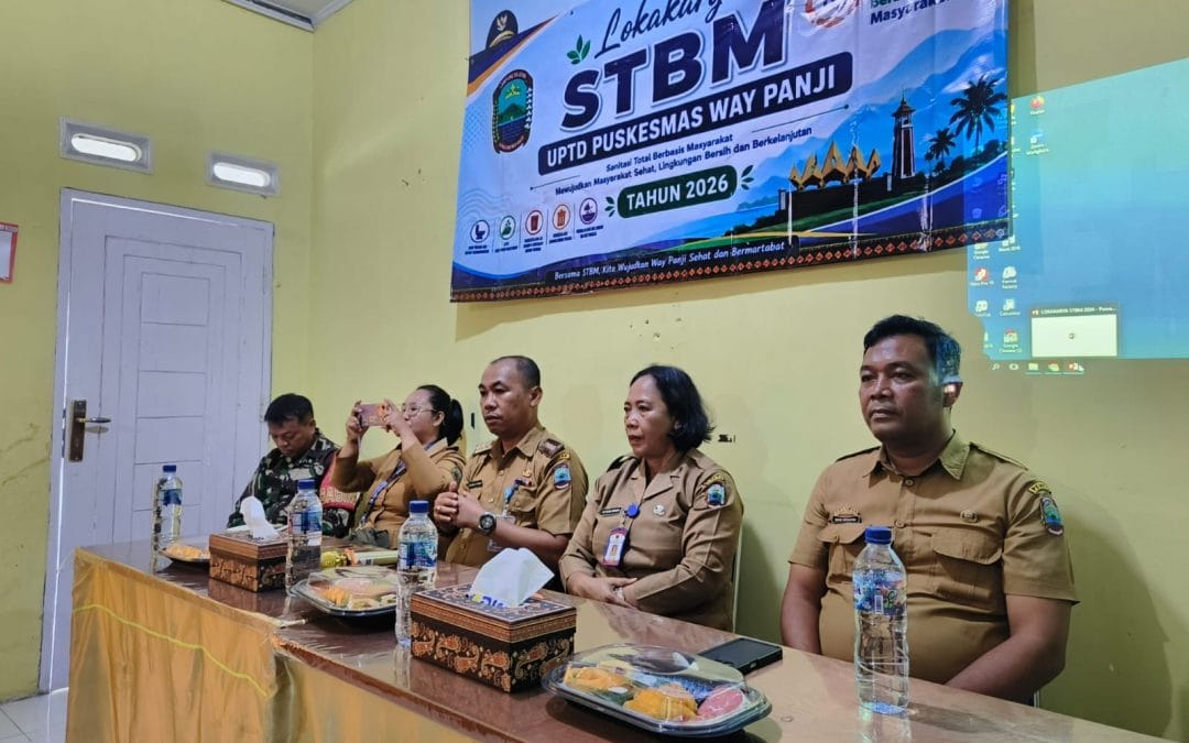UPTD Puskesmas Way Panji Gelar Lokakarya STBM 5 Pilar Tingkat Kecamatan